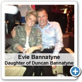 Evie Bannatyne - Daughter of Duncan Bannatyne